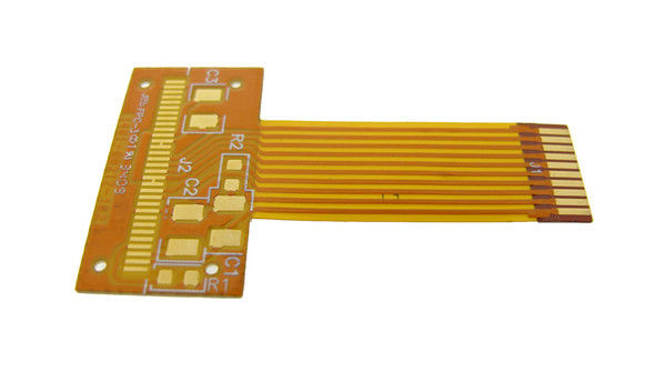 1/2oz Polyimide Flexible Pcb Fabrication Board Υλικό PI Λευκό Κίτρινο Αντίσταση Soldermask