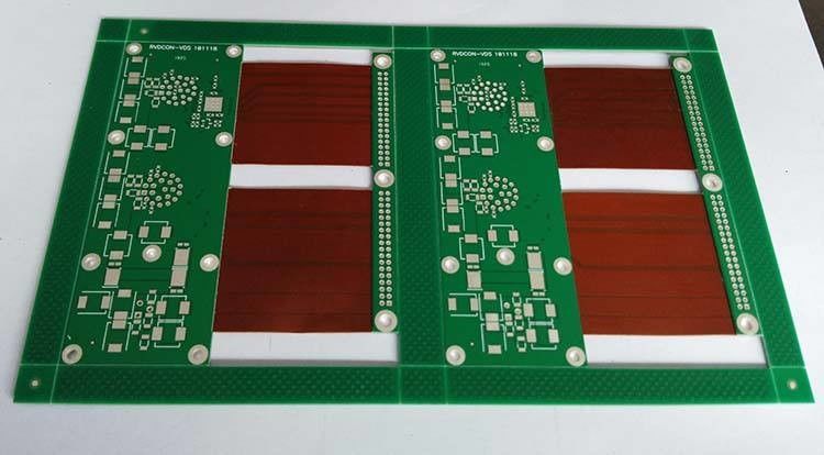 1/2oz Polyimide Flexible Pcb Fabrication Board Υλικό PI Λευκό Κίτρινο Αντίσταση Soldermask
