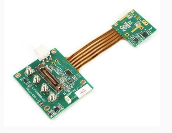 1/2oz Polyimide Flexible Pcb Fabrication Board Υλικό PI Λευκό Κίτρινο Αντίσταση Soldermask