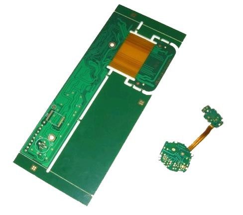 Σκληρό-ευέλικτο PCB γυμνό πίνακα με πιστοποίηση UL για EV και έλεγχο αντίστασης σε μαύρο χρώμα μεταξοειδούς