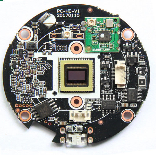 Δοκιμαστικό PCB διπλής πλευράς πολυστρωμίου 75 mm x 28 mm x 5 mm