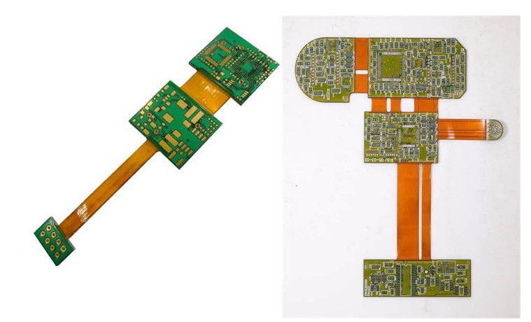 Αεροπορικά PCBA Bga PCB συναρμολόγηση FR-4 ENIG FPC PCB Πράσινο μπλε Solder Mask 4mil Trace
