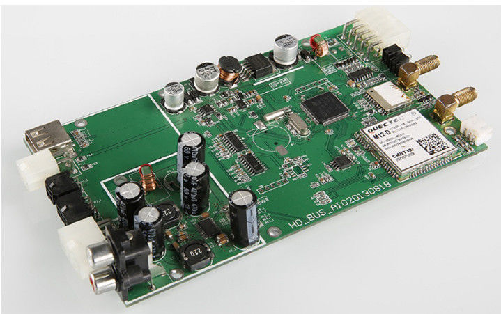 Αεροπορικά PCBA Bga PCB συναρμολόγηση FR-4 ENIG FPC PCB Πράσινο μπλε Solder Mask 4mil Trace