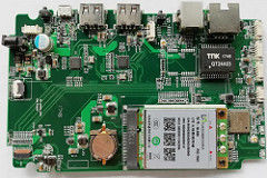 Προσαρμοσμένη συναρμολόγηση PCB Bluetooth Module με μπλε Soldermask κατασκευασμένη στην Cabmodia και χωρίς αμερικανικό δασμό