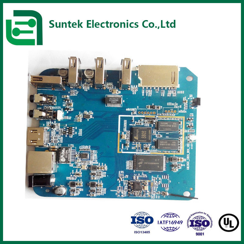 Βιομηχανική Ασφάλεια ROHS Medical PCB Assembly B Προσαρμοσμένη με γεμίζοντας τρύπες με λέιζερ και έλεγχο ακτίνων Χ OFN