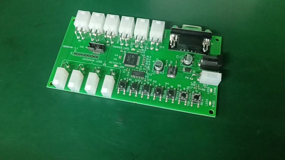 Συναρμολόγηση PCB FR4 με προστασία ισχύος Rogers Lead Free HASL, πάχος χαλκού 0.5-10 OZ, πάχος 0.4mm-5mm