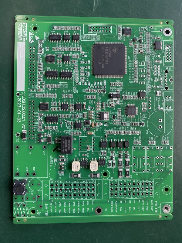 Λευκή μάσκα προστασίας ισχύος PCB συναρμολόγηση με πάχος 1,6 mm και πιστοποίηση Rohs