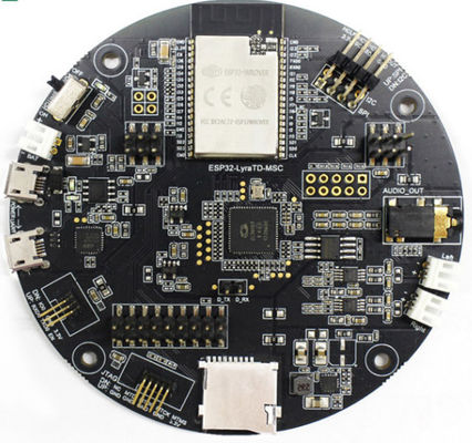 Υπηρεσίες συναρμολόγησης πλακών PCB Rohs Black SMT Assembly Hard Gold Plating