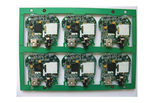 Γρήγορη στροφή PCB συναρμολόγηση σύμβαση κατασκευαστής πράσινο μετάξι με ENIG 2U επιφάνεια RoHS