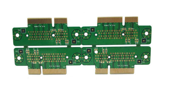 Bga μέσω τρύπας PCB συναρμολόγηση εργοστάσιο βύθιση χρυσό ENIG 2U χρυσό δάχτυλο