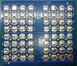 ENIG Πίνακας PCB κλειδί στη δουλειά Συγκρότημα FR4 Πίνακας Τυποποιημένων Κυκλωμάτων Pcba Μπλε συγκολλητική μάσκα