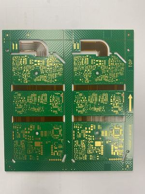 Δελτίο PCB άκαμπτου-ευέλικτου τύπου με σκληρή επιφάνεια επιφάνειας και διαδικασία κατάδυσης χρυσού
