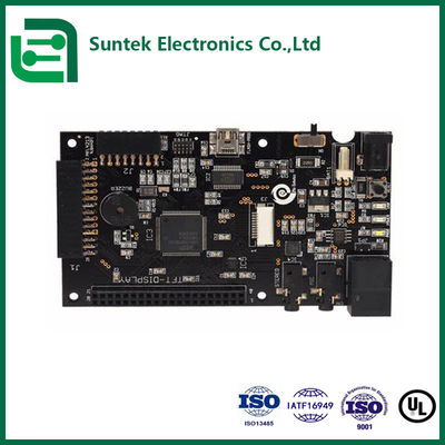 High Quality PCB Assembly Black FR4 HDI With Impedance Control And SMT For New Energy Vehicles